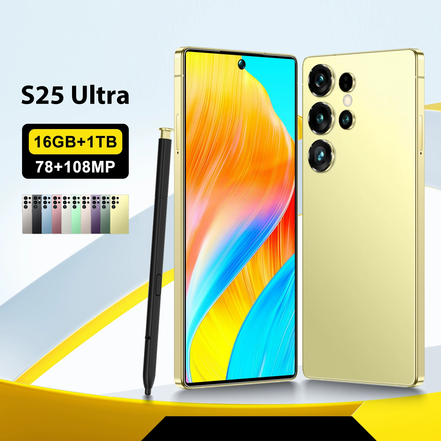 Смартфон SiMi S25 Ultra с элитным смарт-часами, 128 ГБ, 3-дюймовый Android, глобальная версия