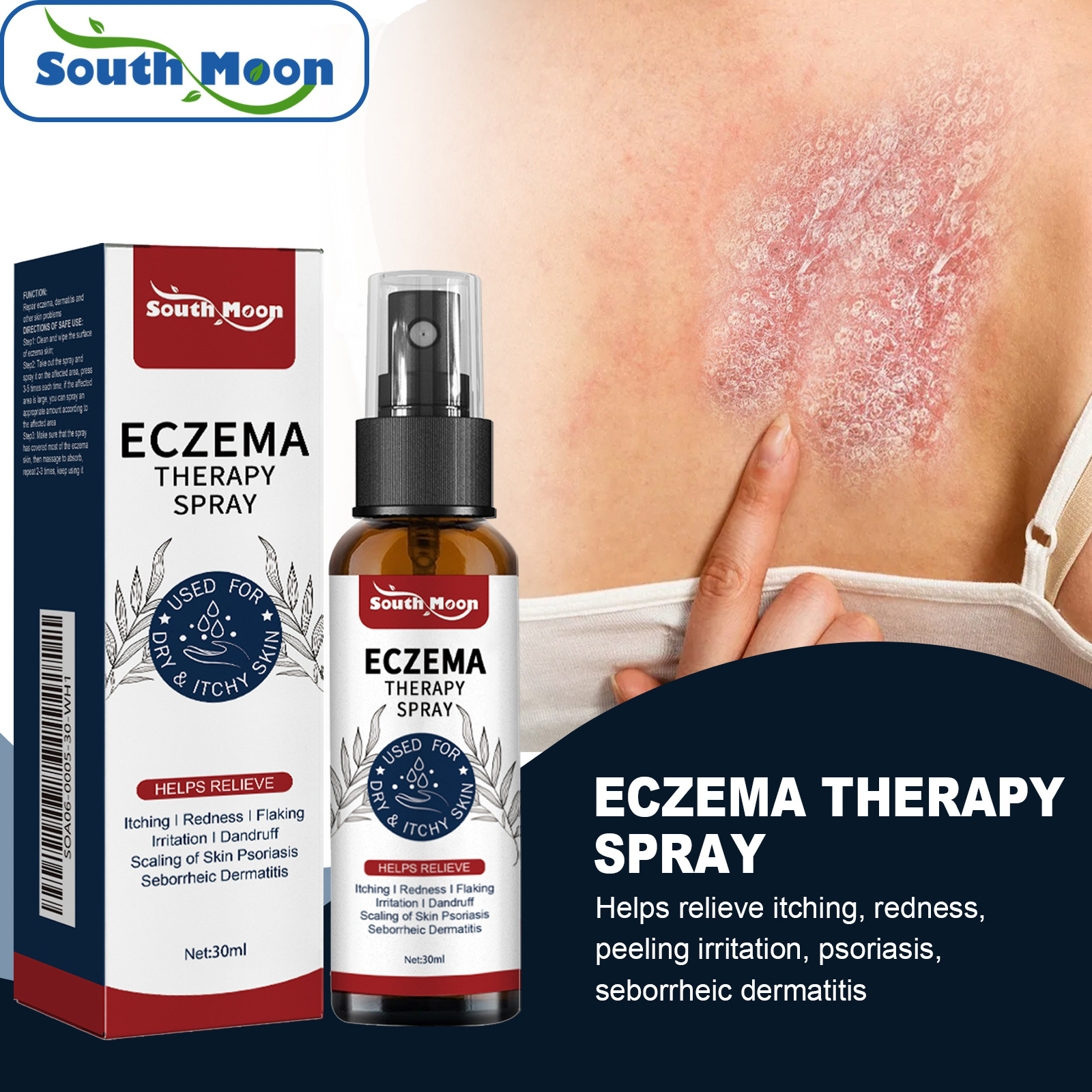 South Moon Skin Care Spray Deep Moisturizing Soothing Skin Care Spray