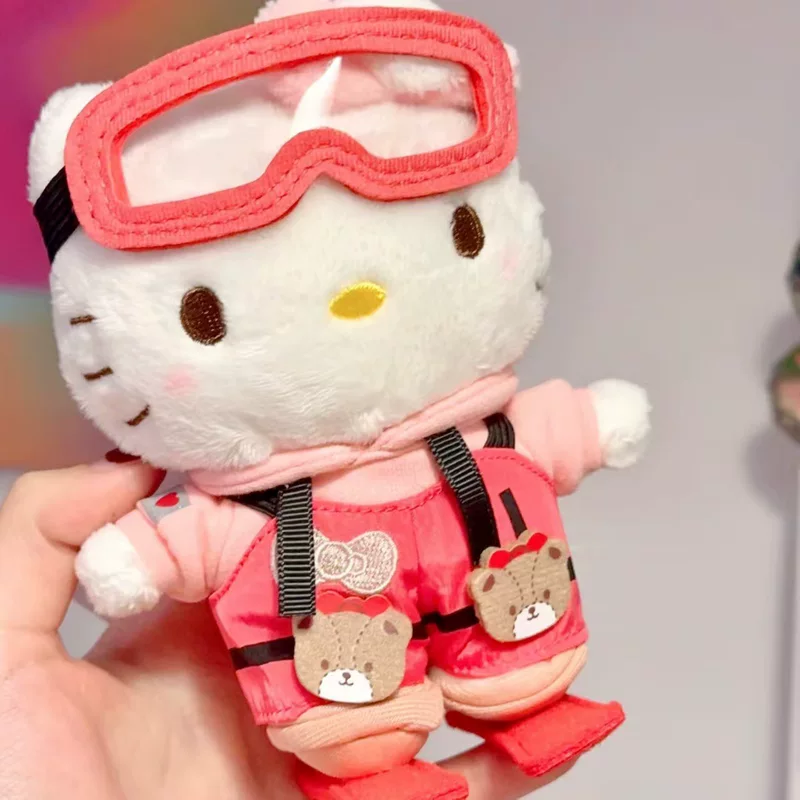 Cute plush ski pendant, doll, keychain, (Physicals)