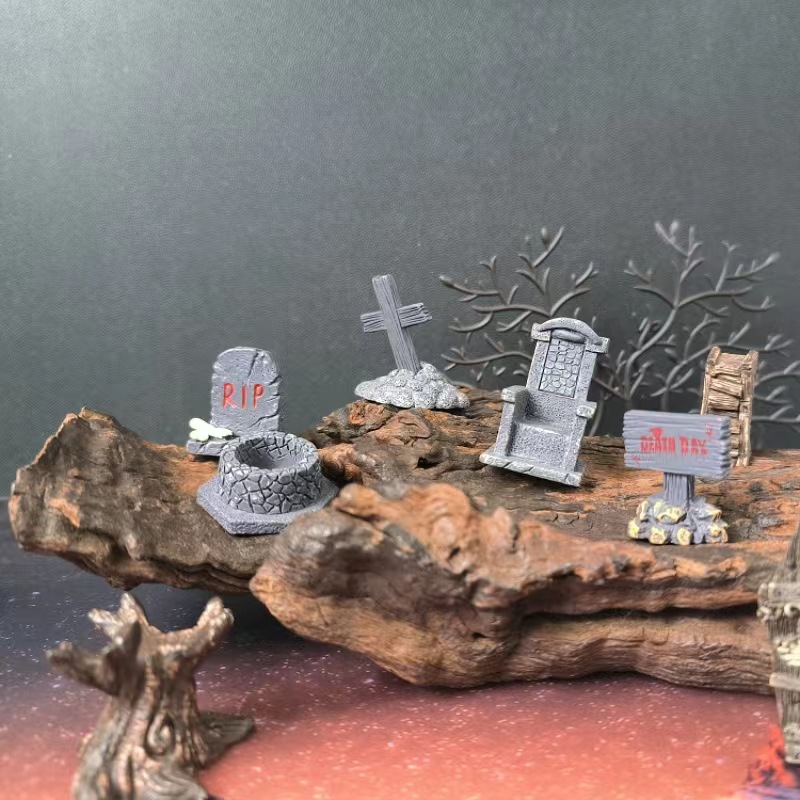 Pequeños adornos de Halloween, calavera, momia, adornos de Pascua, muebles para el hogar, decoración creativa, regalos, ventas directas