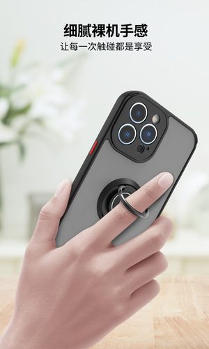 Suitable for iPhone 11 phone case, Qiyi generation ring magnet fine hole anti-fall Apple 14 Pro Max protective cover