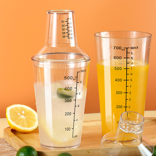 2-piece Boston cup shaker cocktail bar milk tea shop shaker cup PC cocktail shaker