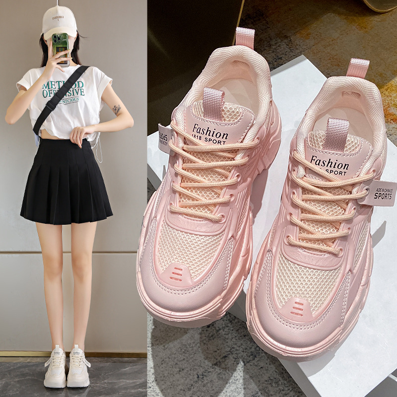 Chaussures de marche pour femmes, chaussures de Tennis, baskets en tissu maille, baskets confortables_voghion.com