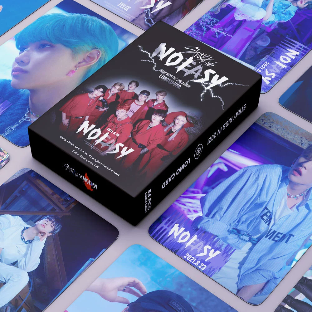 Фотомодель Stray Kids noeasy LOMO маленькая карточка, 8,6×5,7 см, коллекционная однотипная карточка