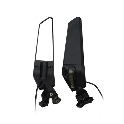 Motorcycle rearview mirror GSX250R Motorcycle Modified Fixed Wind - 445-rearview-mirror-with-light-convex-mirror