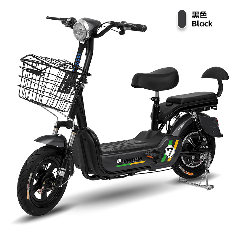 Source factory direct sales two-wheeled electric vehicles cross-border wholesale men's and women's bicycles two-wheeled electric battery cars