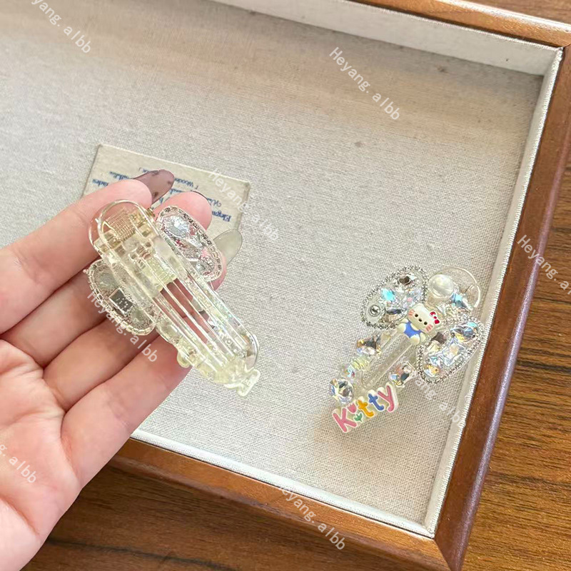 秋日新款高级感轻奢猫咪发夹卡通可爱网红少女刘海侧边夹发卡发饰|undefined