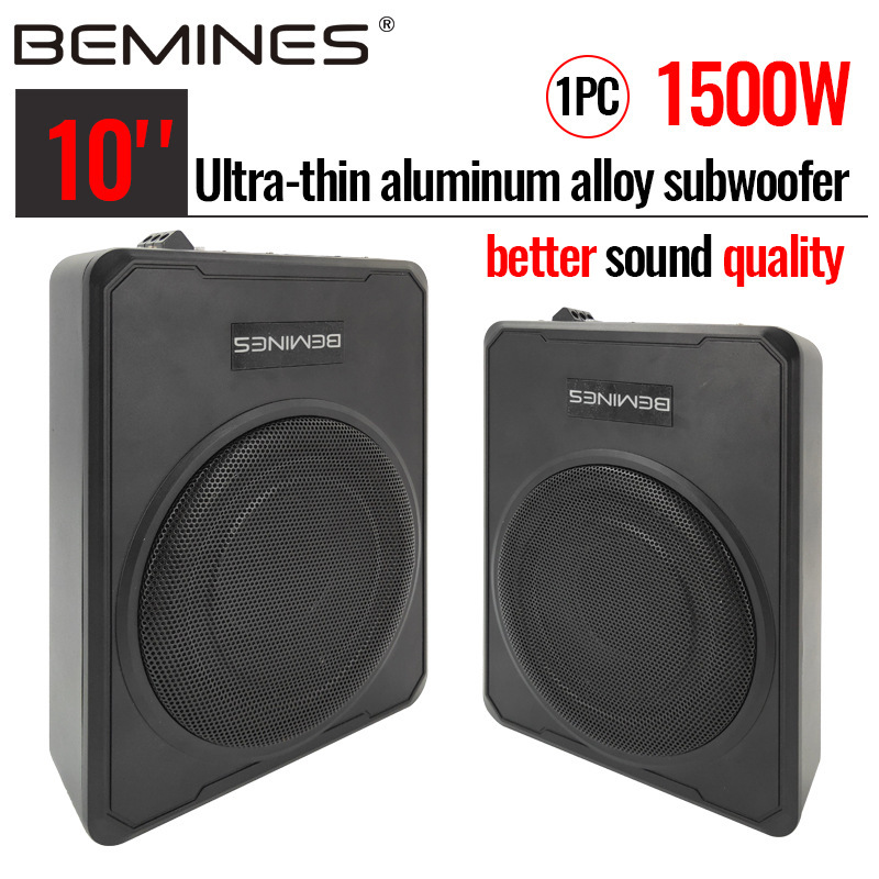 カーオーディオ 10inch アクティブカーサブウーファーアルミ合金シートキャノンオーディオ 12V 低音オーディオ|undefined