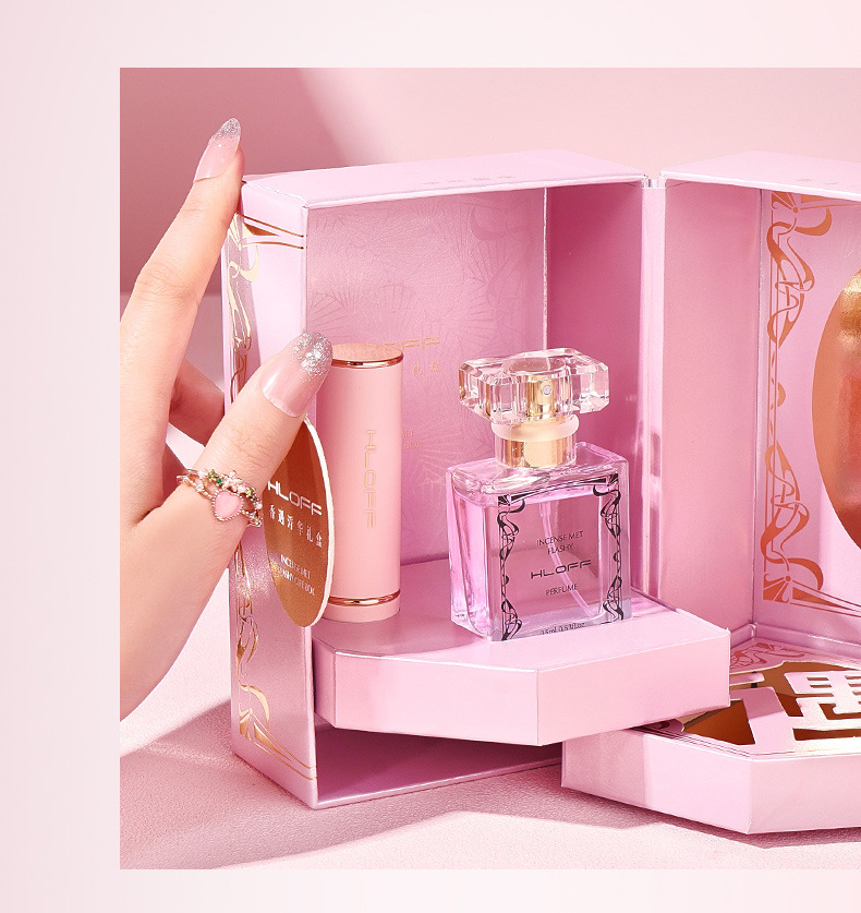 New Hot Perfume HLOFF Fancy Lipstick Perfume Beauty Makeup Gift Box for Valentine's Day Birthday Gift Lipstick Perfume Set_voghion.com