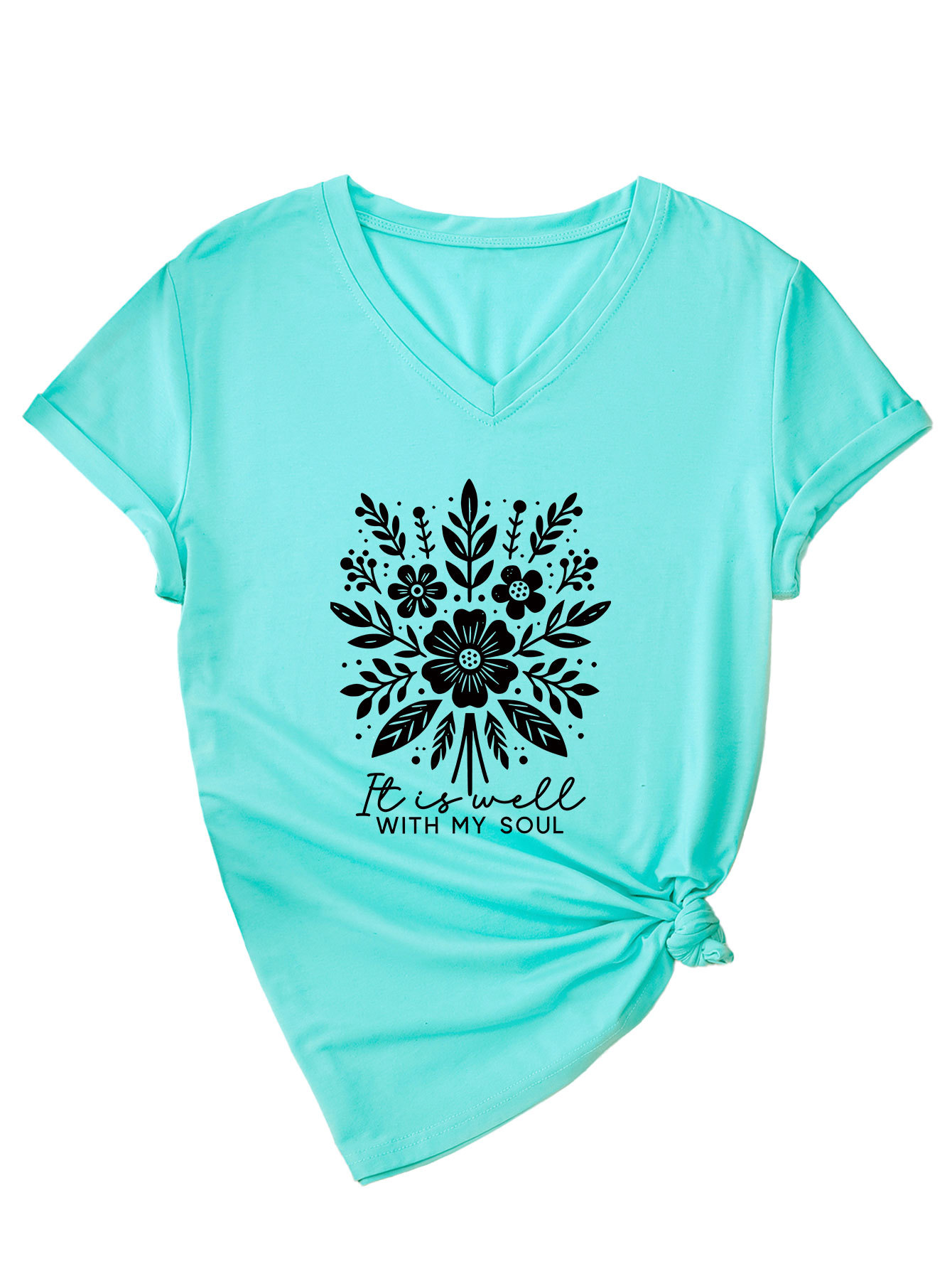 3812-Deep water blue (black color picture)