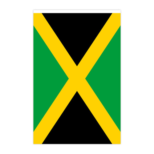 14*21cm Jamaica string flag square fan flag 20*28cm hanging flag polyester pull flag factory wholesale 