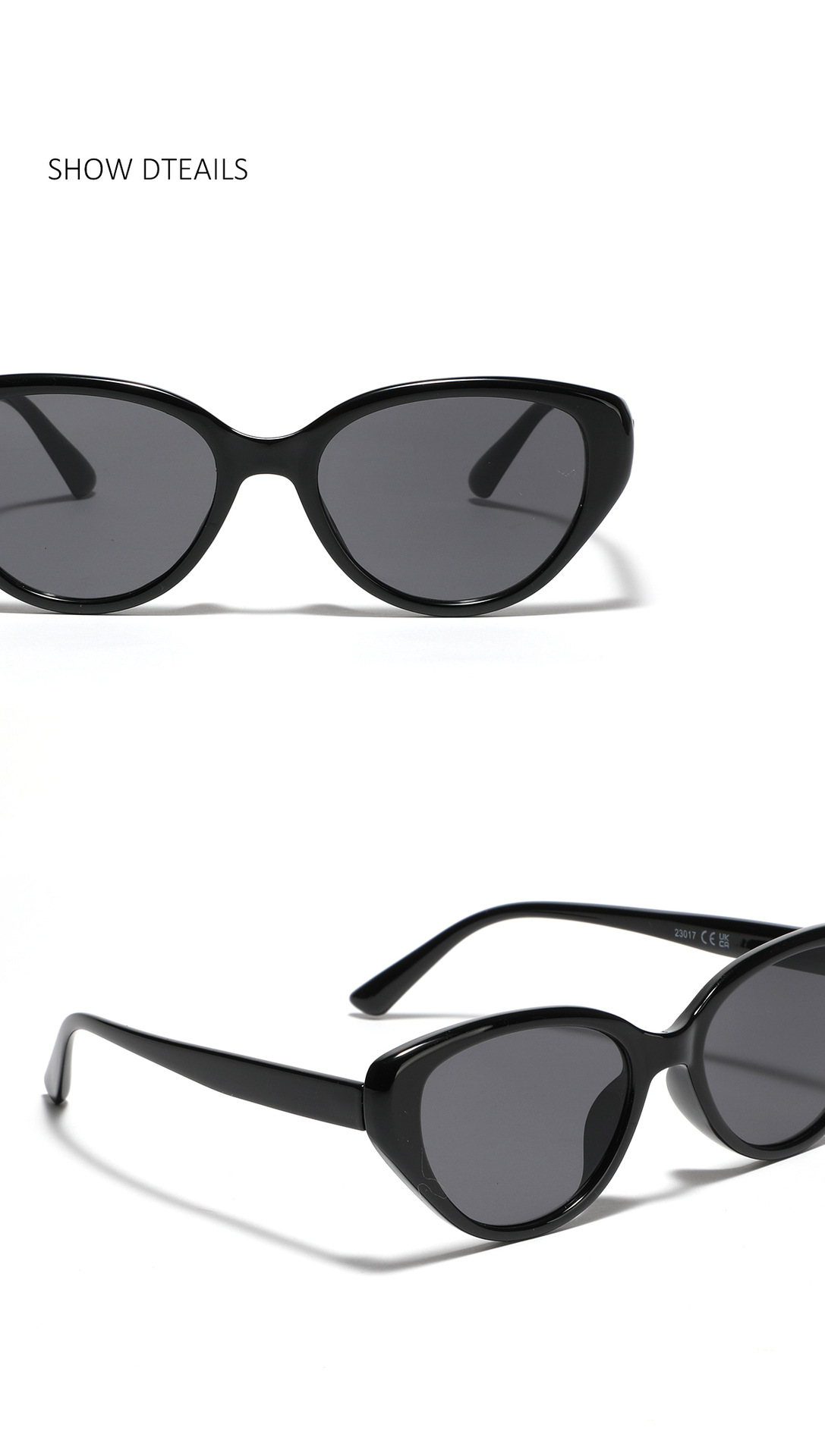 Hip-hop Streetwear Geometric Ac Cat Eye Full Frame Optical Glasses display picture 3