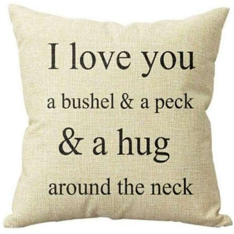 Pillowcase, sofa, chair, back pillow for bed, print