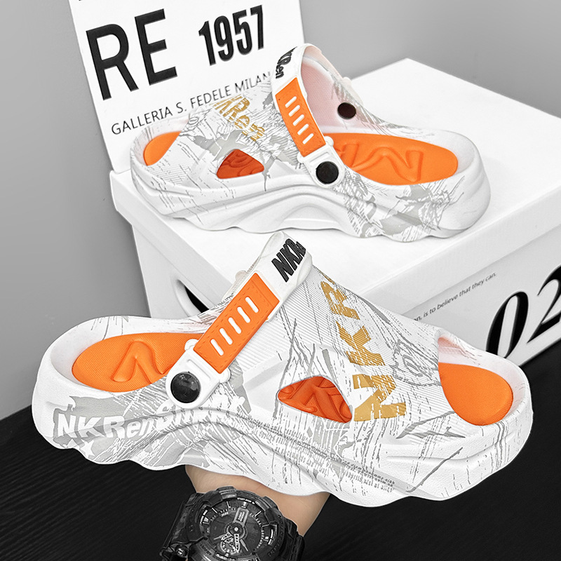 Zapatillas transfronterizas de tamaño grande para hombres de verano, deportivo de ocio para conducir, sandalias para hombres, sandalinas de arena frías.