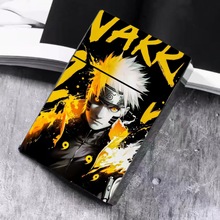 火影忍者动漫周边鸣人佐助卡片盒 创意动漫20只粗支香烟盒按压开