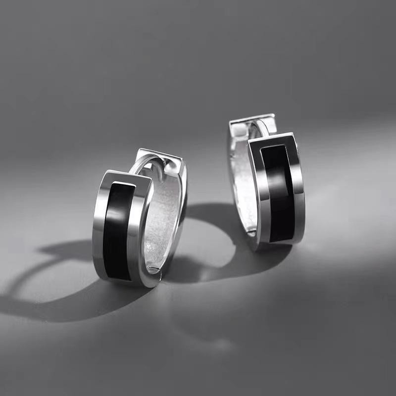 X036-A Dark River ear buckle-one pair