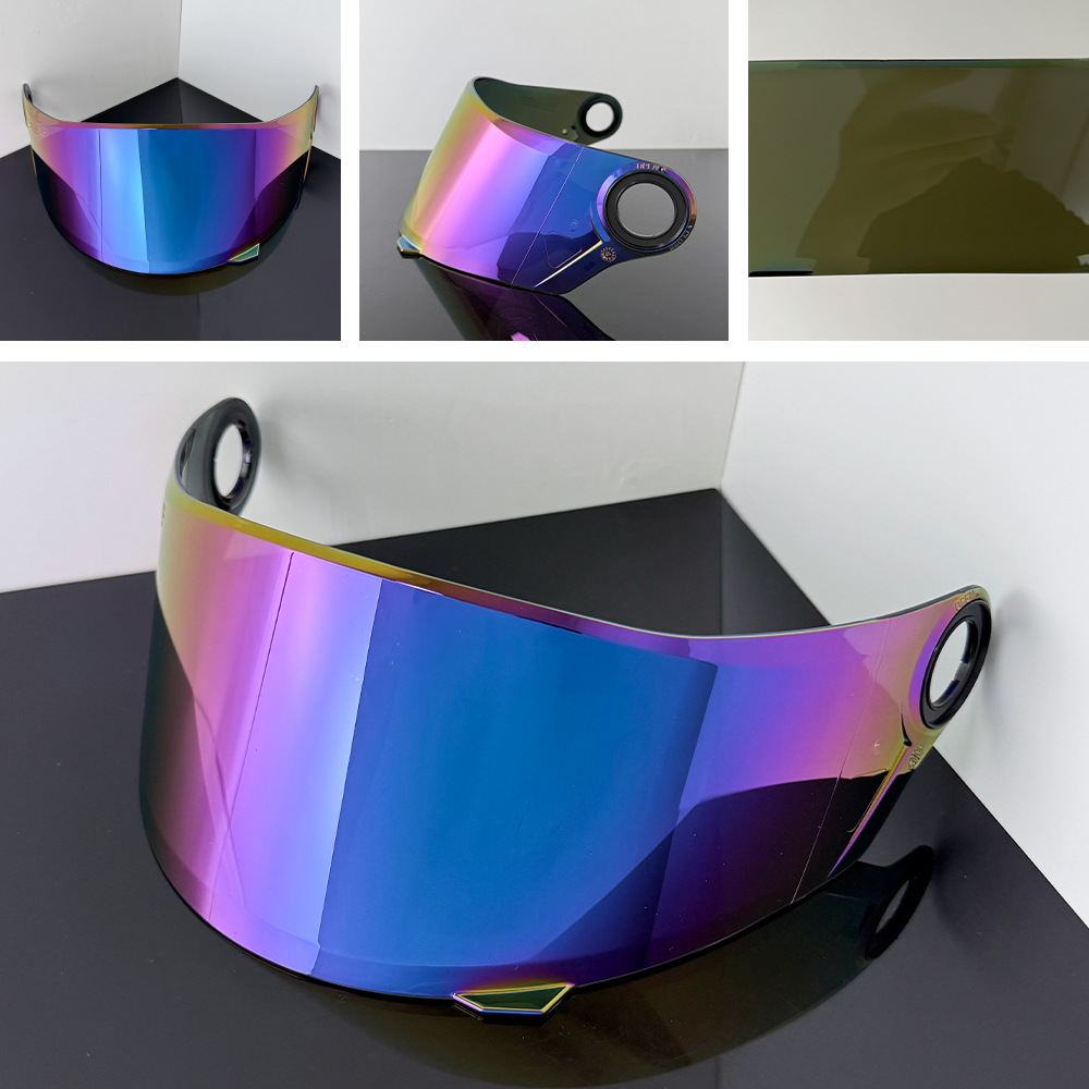 Ff358 Motorcycle Helmet Lens Is Suitable for Ff358 Ff396 Sun Protection Mirror-Coated High-Definition Anti-Uv