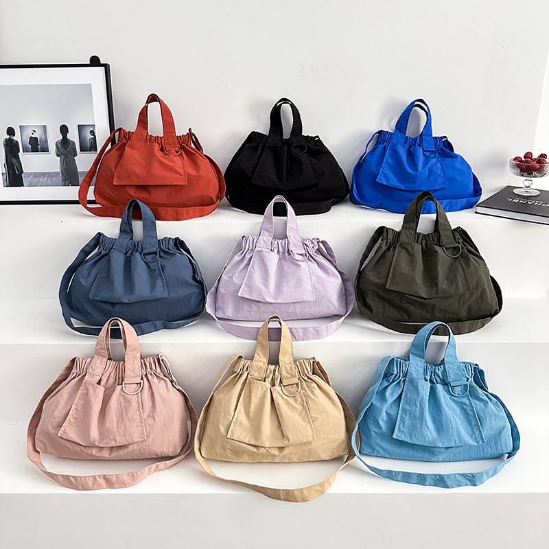 fashionable nylon one-shoulder bag