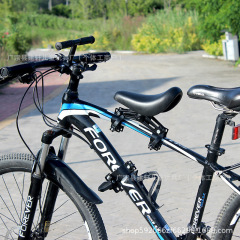 人気自転車 マウンテンバイク 子供用前部座席 汎用ベビーサドル 自転車用アームレスト付き自転車サドル