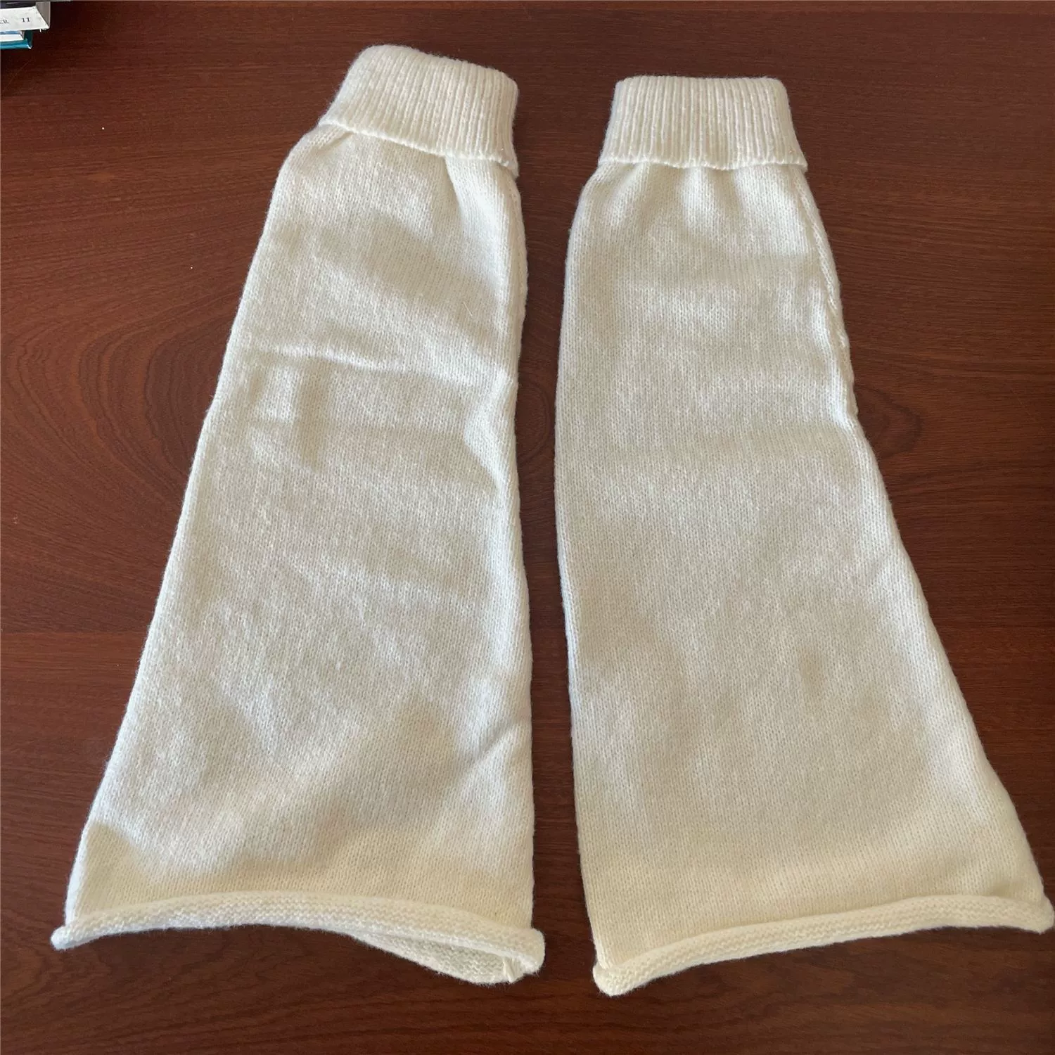 Demi-season megaphone, woolen keep warm knee pads, gaiters, fitted, loose fit