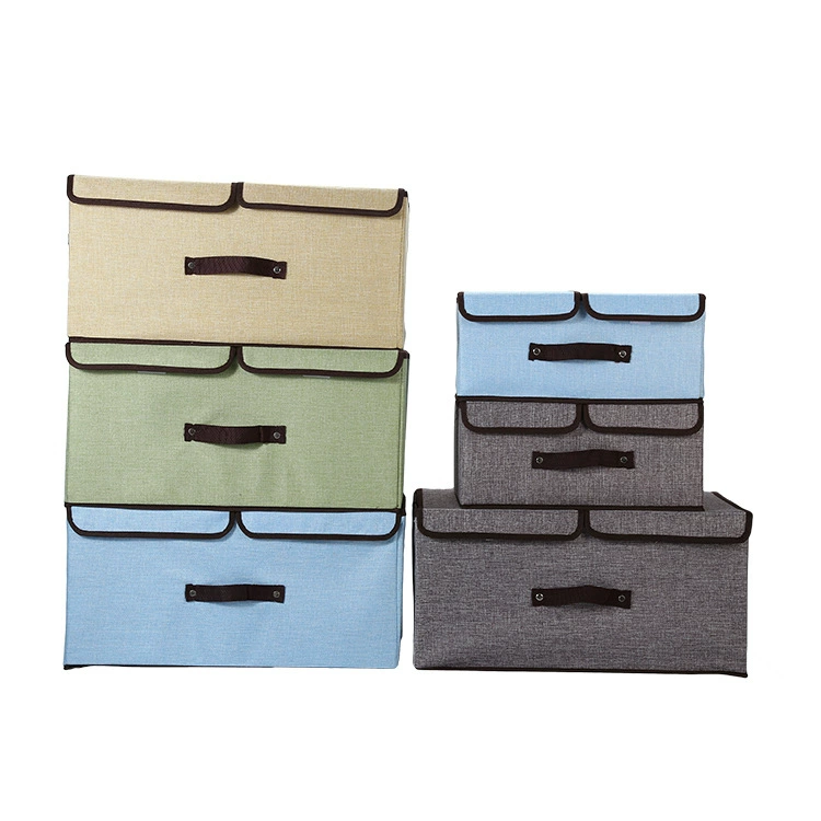 Cloth, storage box, folding big toy, underwear, cotton and linen