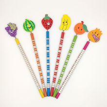 创意卡通动物平板木制铅笔 学生学习用品书写文具HB铅笔批发