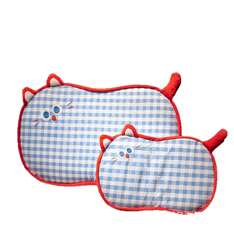 Algodón de memoria del estómago del gato niñas dormitorio de almuerzo de oficina dormitorio de estudiantes niños siesta almohada pequeña regalo