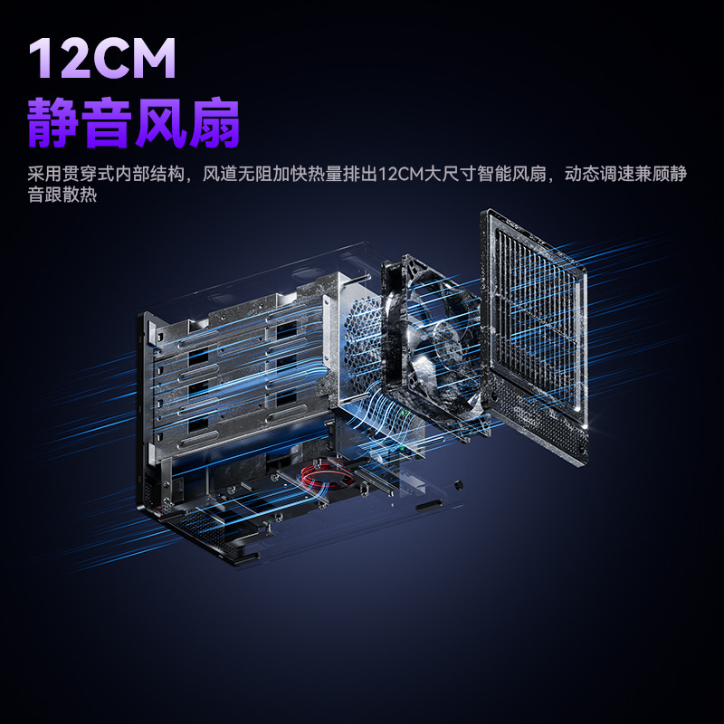 Tianbario WTR PRO mini computadora host N150/5825U cuatro bits de disco duro computadora NAS puerto de red dual