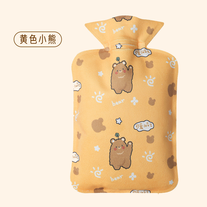 Le Xue er bolsa de agua caliente inyección de agua hogar a prueba de explosión franela peritoneal PVC gran capacidad de riego de tela de plástico mano caliente al por mayor