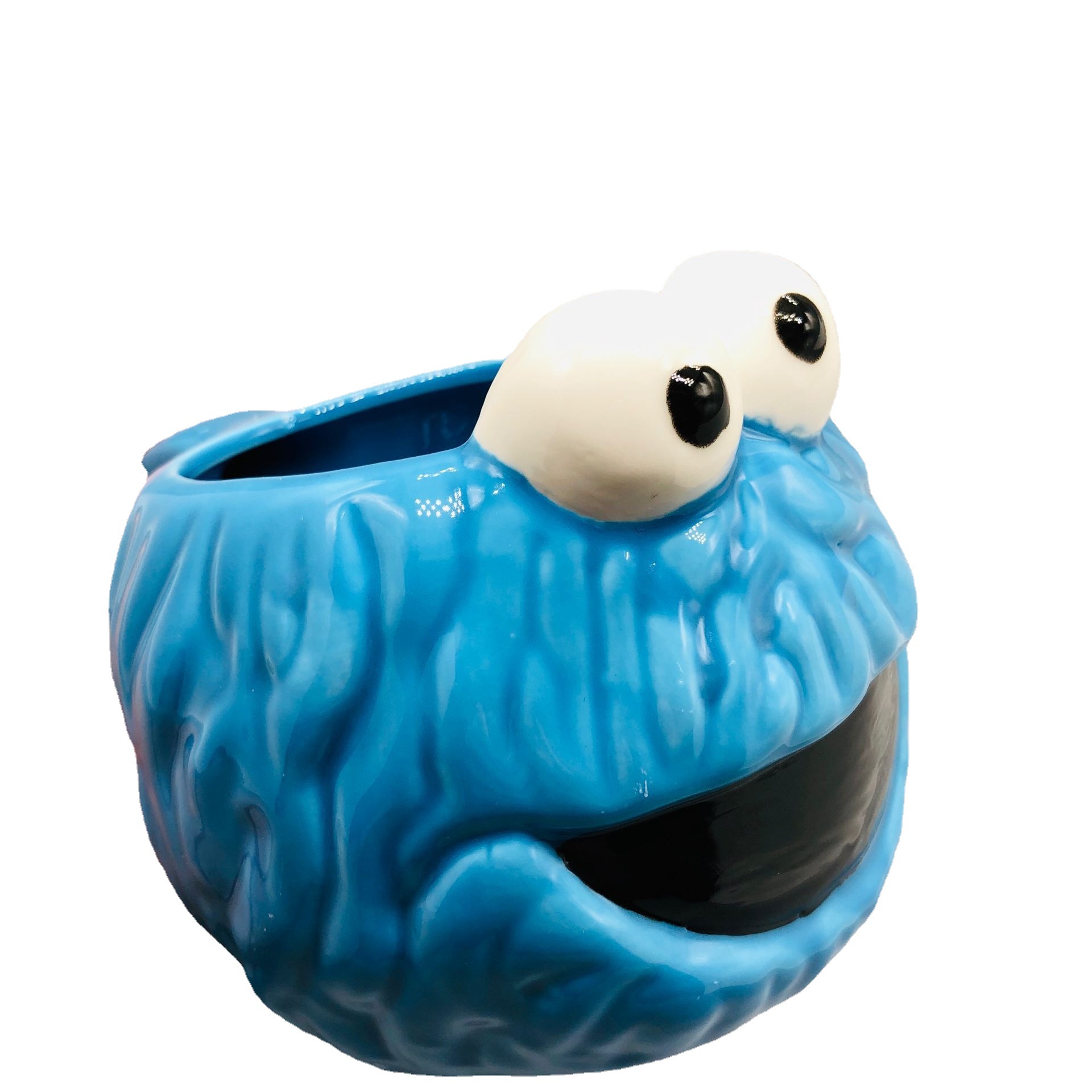 Japonés lindo Sesame Street pareja de dibujos animados taza Aimo taza agua gran capacidad leche