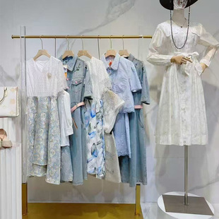Shenzhen Classy Brand [Ftet] 25 Spring and Summer Dress Suit Discount Wholesale Women's Clothing Ishii First-Hand Supply