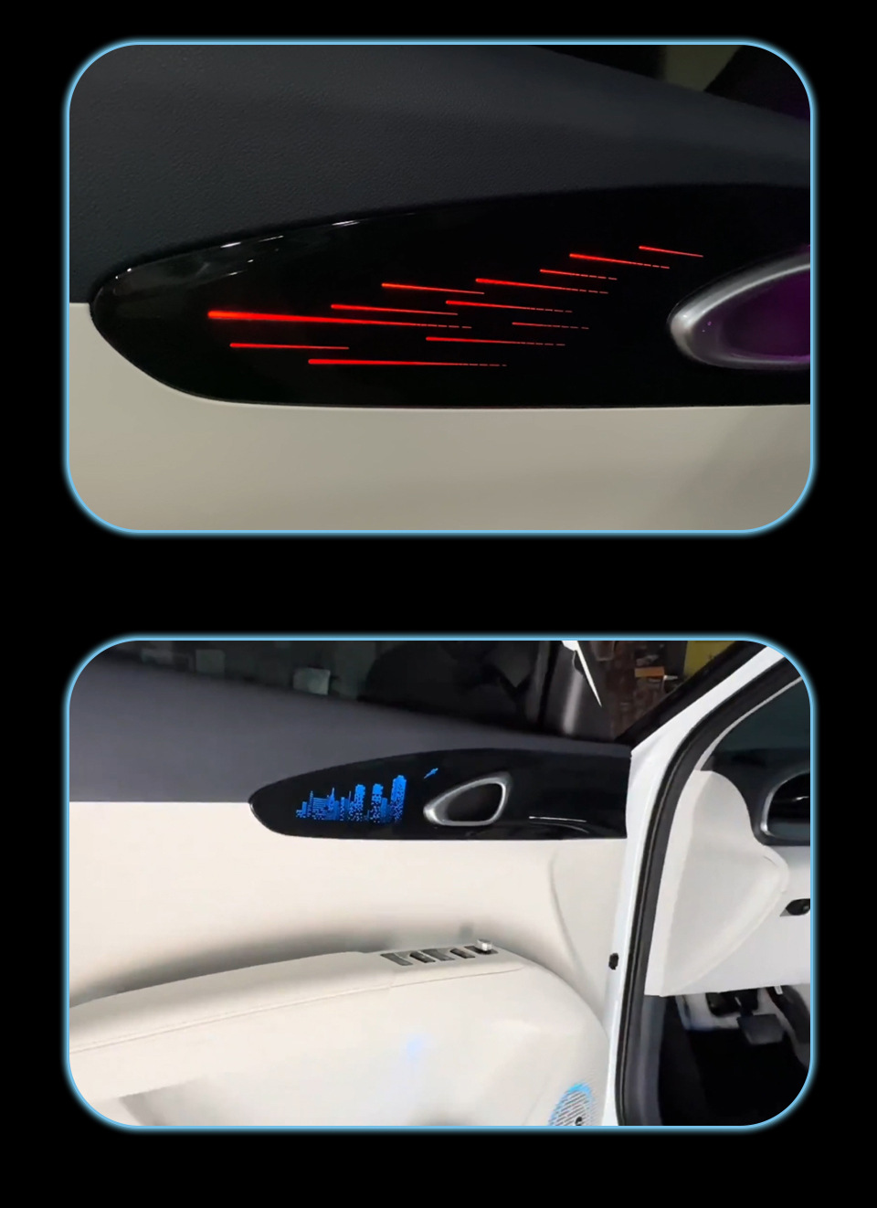 Car ambient lighting is suitable for the Geely Xingyuan 2025 and the PROTON e.MAS 5