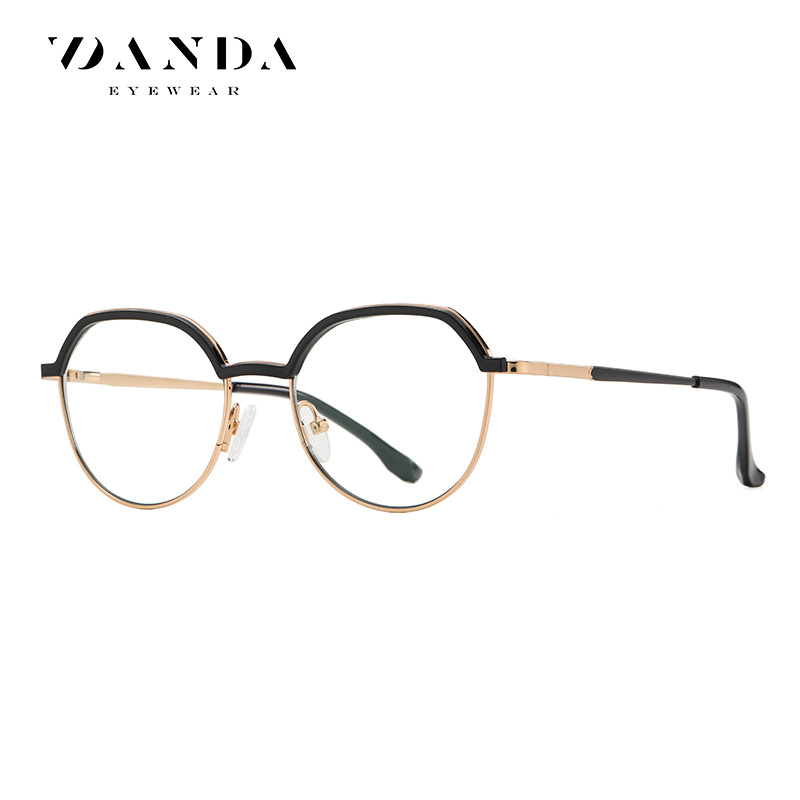 2023 nuevas gafas de luz anti-azul TB3201 marco redondo de moda para hombres y mujeres gafas lisas pueden equiparse con gafas de luz anti-azul miopía