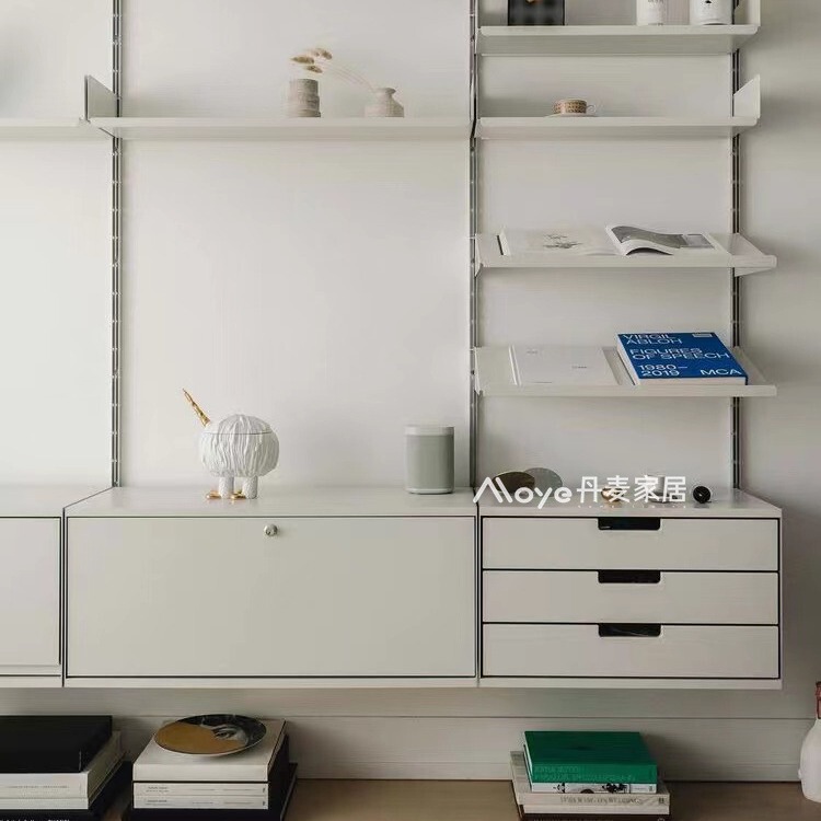 Simple Suspended Wall-mounted Track Bookshelf Metal Partition Wall Shelf Invisible Lifting Movable Storage Rack Simple Suspended Wall-mounted Track Bookshelf Metal Partition Wall Shelf Invisible Lifting Movable Storage Rack
