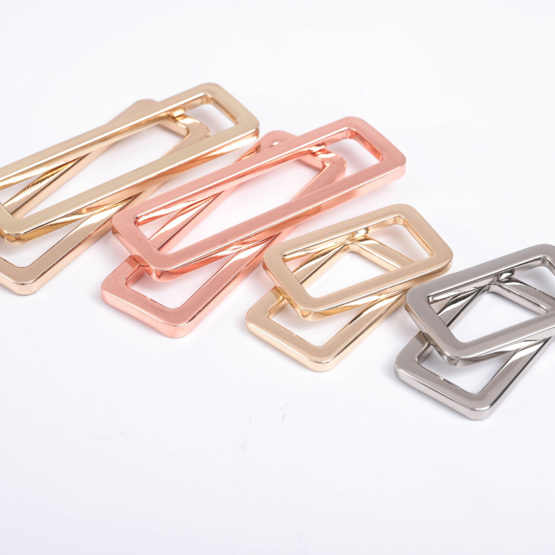 Square Buckle, Backpack Webbing Adjustment Buckle, Decorative Buckle, Long Rectangular Accessory Buckle, Luggage Strap