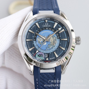 Oujia Trendy World Plate Men's Business Fully Automatic Stainless Steel Mechanical Watch Super Waterproof Small Calendar Mouth