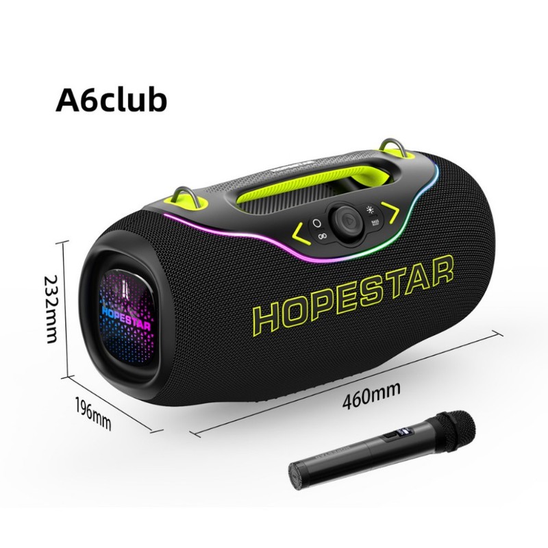 HOPESTAR A6clubハイパワー200wワイヤレスbluetoothスピーカー屋外k歌ハンディカードパーティスピーカー|undefined