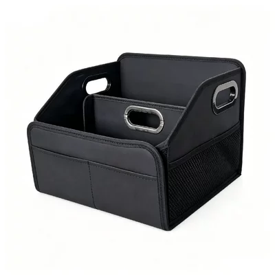 Car storage bag/box Seat Storage Box, Leather - amazon-best-seller-12kg-pure-black-model-322923cm