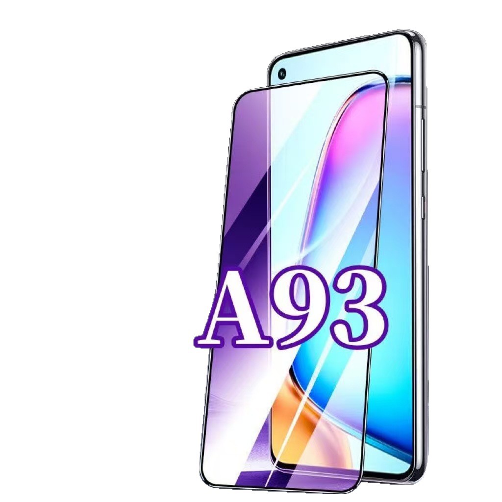 適用OPPOA93鋼化膜全包無白邊貼膜防摔爆手機膜a93s全屏抗藍光92s 5