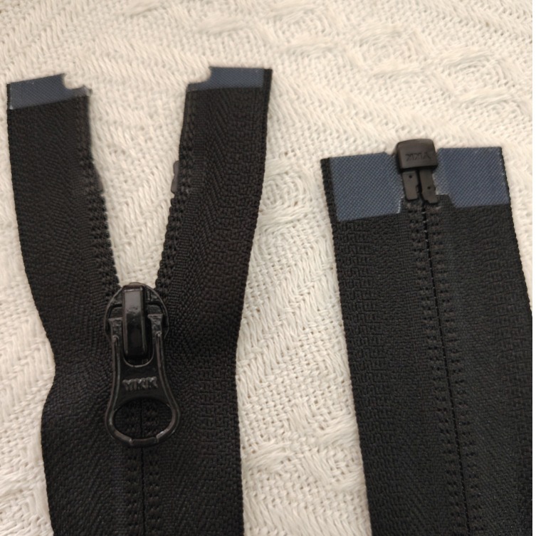 正品YKK  5号尼龙杏仁片反穿开尾拉链  外套 羽绒服  开衫服可用