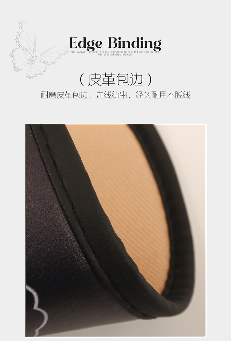 Car Anti-Kick Pad, Child Seat Back Anti-Kick Pad, Butterfly Seat Back Anti-Dirt and Anti-Scratch Pad, Car Wear-Resistant Pad, Simple and Cute