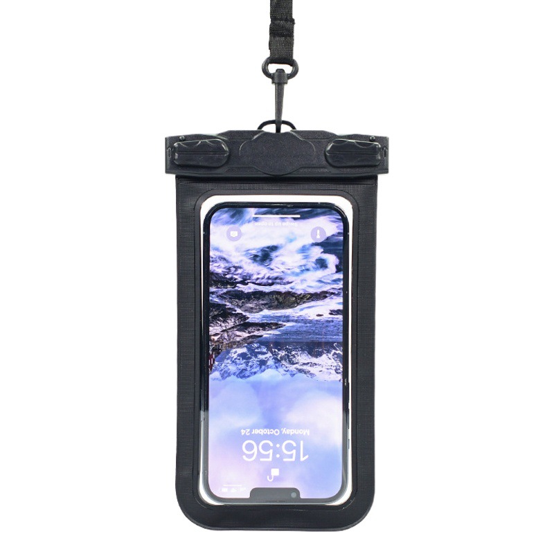 Teléfono móvil bolsa impermeable pantalla táctil gran capa de cáscara impermeable bolsa sellada universal 7.6-pulgadas IPX8 Amazon mismo estilo image 1
