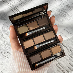 MAYCHEER/Meixier silky three-color eyebrow powder, nose shadow, eye shadow and contouring three-in-one palette is waterproof and does not take off makeup