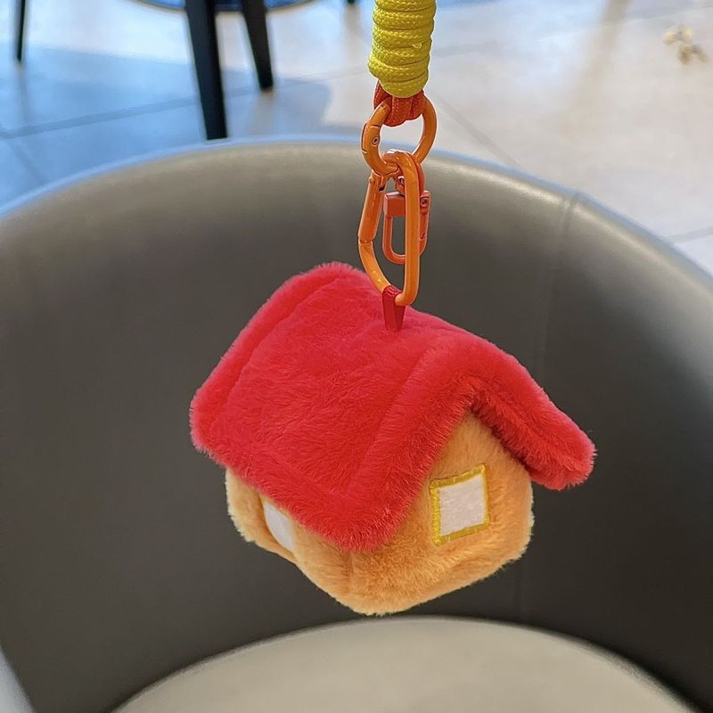 Tenqintian 周辺クリエイティブ土地神社ぬいぐるみキーホルダーペンダント diy 小さなペンダントバッグアクセサリーギフト|undefined