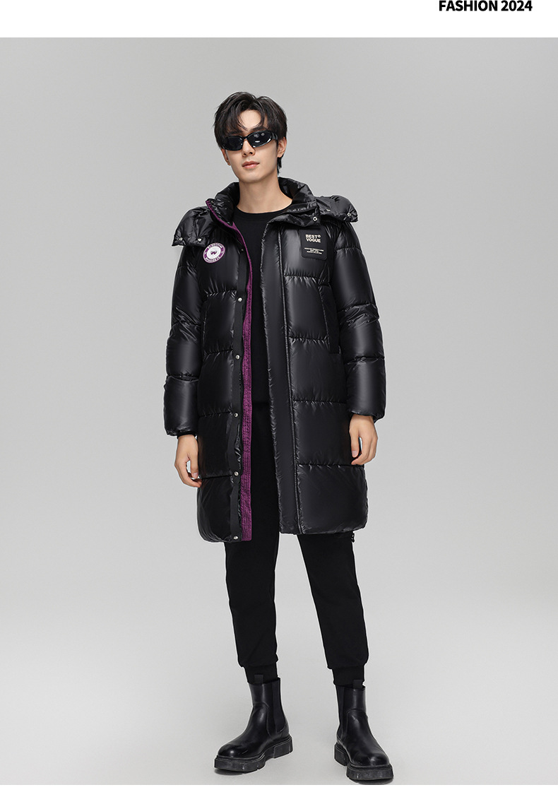 Women's Autumn and Winter Fashion Classic Versatile Slim Fit Warm Cotton Feather Jacket_voghion.com