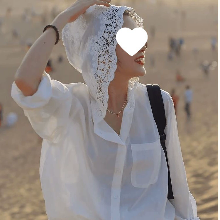 Модная и уникальная рубашка 2025 года, новая летняя кружевная рубашка с капюшоном и ажурным дизайном, тонкая солнцезащитная куртка