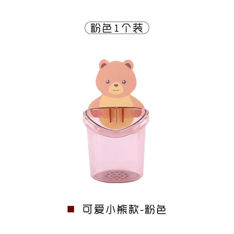 Патчинг стены Bear Cup крепления держатель чашки паста хранение стене гроботворение зубная щетка рейтинг на стене ванной