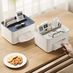 シンプルな風の客間のお茶のいくつかの収納のティッシュの箱の多機能の雑物の収納箱の事務室のレストランは紙を引き出して卸売りします。