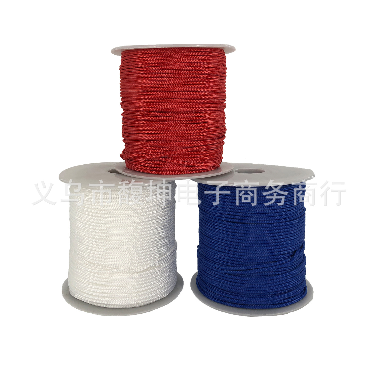 厂家直销伞绳100米卷轴涤纶丙纶编织绳捆绑绳DIY手工编织绳晾衣绳