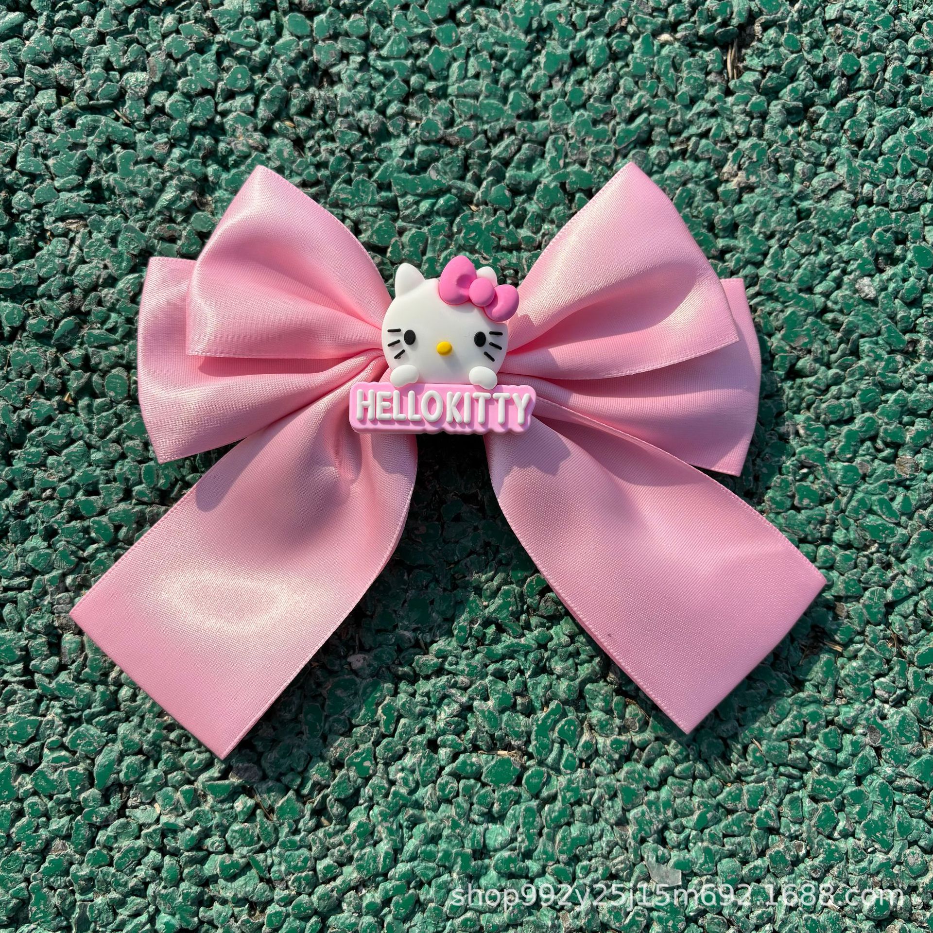 Electric Motorcycle Accessories Cartoon Doll Kuromi Ears Plush Detachable